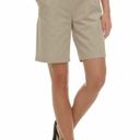 L.L.Bean  Women's Wrinkle Free Bayside Shorts Original Fit Khaki  Photo 0