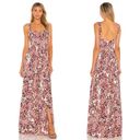 Agua Bendita  Cotton Blare Floral Maxi Dress S Photo 4