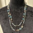 American Eagle  Long Acrylic Beaded Necklace Photo 1