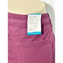 Style & Co . Womens Skinny Curvy Skinny Denim Jeans Berry Jam Red Purple Size 12 Photo 7