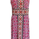 London Times  sheath red pink black dress size 8 Photo 9