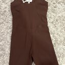 tight fitting romper Brown Photo 0