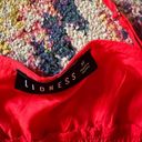 LIONESS Red  Top with Lace and Button Detail xs Photo 7