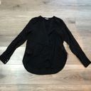 Vince  Black Sheer Button Up Blouse Size 2 NWOT Photo 1