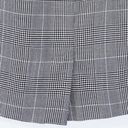 Ralph Lauren  Black Label Pencil Skirt Glen Plaid Black White Wool Silk Women 2 Photo 5