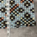 Vintage Blue  and Brown Checkered Pattern Dress Photo 12