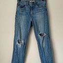 Levi's Levi strauss & co premium denim wedgie high rise ripped jeans size 27 Photo 0