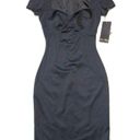 Black Label NWT Pin-up Couture Laura Byrnes  Janelle in Gray Sheath Dress XS Photo 0