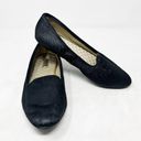 Birdies [] The Blackbird Size 7 Black Calf Hair Slip-On Loafer Flats Almond Toe Photo 1