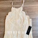 Lulus  Zenith Cream Lace Maxi Dress Size S NWT Photo 4