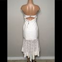 Milly  white lace strapless dress. NWT Photo 7