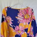 Trina Turk  Blue Floral Breeze Swim Tunic Women's Bathing Suit Coverup Size Large Photo 13