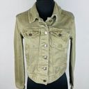 Celebrity Pink  Dusky Green Juniors Teen Medium M Button Down Jacket Photo 0