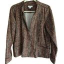 Christopher & Banks  Ladies Cotton Winter Zip Up Jacket/Blazer Size Large Photo 0