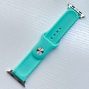 New Turquoise Apple Watch Silicone Sport Band Apple Watch Band Strap 42/44/45mm Blue Photo 4