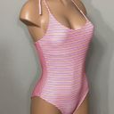 ONIA New.  textured stripe swimsuit. NWOT Photo 0