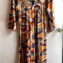 BCBGMAXAZRIA NEW  Beige Mustard Purple Orange Ivory Cream 60s 70s Mod Retro Dress Photo 0