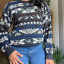 Vintage Grandpa Sweater Blue Size M Photo 2