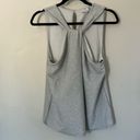 Ro & De  silver shimmer metallic sleeveless twist front top sz Medium Photo 2