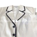 Dress Barn  White three button blazer with black trim NEW Size Large Photo 10