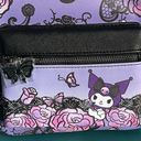 Sanrio Kuromi by  Licensed Butterfly and Lace Graphic Mini Vegan Leather Backpack Photo 1