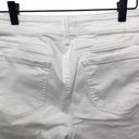 NYDJ  Briella 11 Inch Denim Shorts With Roll Cuffs Optic White Women’s Size 8 Photo 12