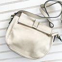 Merona Crossbody cream Buckle Flap Satchel Bag Photo 2