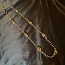 The Loft Vintage Silver Metal Knot Oval Cable Chain 35” Necklace Photo 0