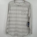 Kuhl NWT  Women's Rae Stripe Ash Long Sleeve Pocket Shirt Sz Large Photo 0