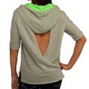 Energie Open Back Mesh Hoodie  Photo 1