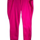 Crown & Ivy Crown Ivy Plus SIze 20W Jeans Hot Pink High Rise Skinny Cotton Stretch 1245 Photo 0