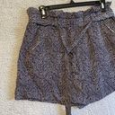 Thread and Supply  NWT Woman Ruffle Belted Elastic Zebra Pattern Size Large Shorts Photo 2