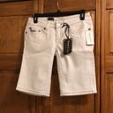 Bermuda NWT White Request Jean Blingy  Shorts Size 5/27 Photo 3