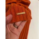 Michael Kors Michael by  Orange Cable Knit Scarf Photo 2