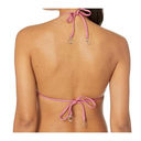 Mulberry Soluna Under Sun Triangle Ruffle Swim Bikini Top  Pink Medium NWT Photo 3