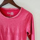 Zyia  Active Red Heather Performance Longsleeve Tee Photo 4