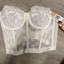 American Vintage vintage lace corset by gelmart 36D white new with tags Y2K Photo 0