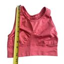 Sweaty Betty  Size S Stamina Long Line Sports Bra Seamless Bright Coral Pink Photo 6