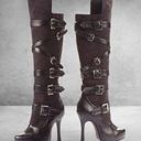 Leg Avenue  black buckle style over the knee boots! Like new Photo 0