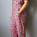 Nordstrom Vintage  Pink Floral Jumpsuit Photo 2