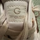 Guess G by  Pink Blush Lace Up Leather Quilted Sneakers Shoes Flats Size 9 Photo 7