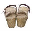 Ralph Lauren  Crochet Espadrille Wedge Sandals Photo 3