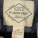 st. john's bay  Blue Chest Pocket Long Sleeves Button Down Shirt Size M Photo 2