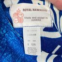 Vintage Blue Royal Hawaiian  Floral Hawaiian Maxi Dress Sz.6 Photo 4