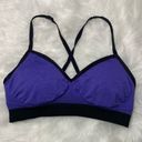 Lululemon  Hold Your Om Bra II Heathered Iris Flower Size XXS Photo 6