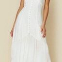 Cami NYC  100% silk body white/off white midi dress NWT Photo 0