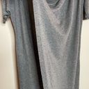 Silence + Noise  charcoal gray midi dress with cowl neck Photo 1