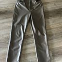 Abercrombie & Fitch Abercrombie Dark Green ‘90s Straight Ultra High Rise Vegan Leather Pants Photo 1