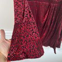 C/MEO COLLECTIVE C/Meo breakthrough red velvet long sleeves mini dress size XL Photo 8