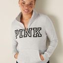 PINK - Victoria's Secret NWT Victoria’s Secret Pink Gray Fleece Top & Pant Photo 2